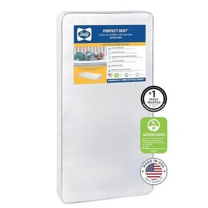 Sealy Perfect Rest Premium Firm Hypoallergenic Baby Crib Mattress & Toddler Bed Mattress
