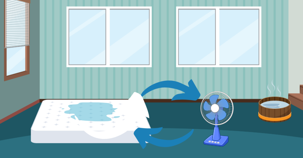 how to dry a mattress
